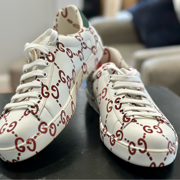 Gucci Ace GucciGhost Low-Top - Picture 1 of 4